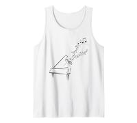 Notas Musicales Música Música Clave de Nota Camiseta sin Mangas