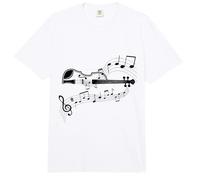 Notas Musicales Música Música Clave de Nota Comfort Colors Adult Heavyweight T-Shirt
