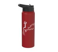 Notas musicales Música Música Clave de nota Stainless Steel Insulated Water Bottle