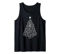 Notas Musicales Navidad Orquesta Musical Coro Navidad Camiseta sin Mangas