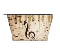 Notas Musicales Piano, Bolsa de artículos de tocador Bolsa de Maquillaje Bolsa de cosméticos Bolsa de artículos de tocador de Viaje portátil