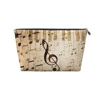 Notas Musicales Piano, Bolsa de artículos de tocador Bolsa de Maquillaje Bolsa de cosméticos Bolsa de artículos de tocador de Viaje portátil