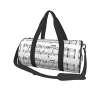 Notas Musicales sobre la Clave, Bolsa de Viaje de Gran Capacidad, Bolso Redondo, Bolsa de Viaje Deportiva, Bolsa de Mano, Bolsa de Fitness