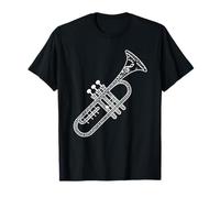 Notas Musicales Trompeta Música Trompetista Músico De Jazz Camiseta