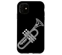 Notas Musicales Trompeta Música Trompetista Músico De Jazz Carcasa para iPhone 11