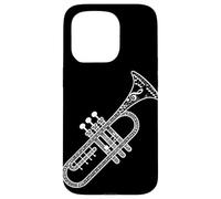 Notas Musicales Trompeta Música Trompetista Músico De Jazz Carcasa para iPhone 15 Pro