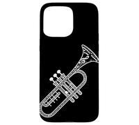 Notas Musicales Trompeta Música Trompetista Músico De Jazz Carcasa para iPhone 15 Pro Max