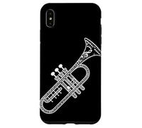 Notas Musicales Trompeta Música Trompetista Músico De Jazz Carcasa para iPhone XS Max