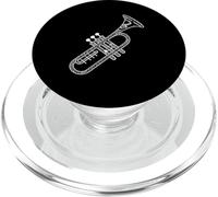Notas Musicales Trompeta Música Trompetista Músico De Jazz PopSockets PopGrip para MagSafe