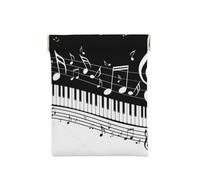 Notas Musicales voladoras Teclas de Piano Musical, Squeeze Top Wallet Bolsa de Almacenamiento para Mujer Monedero pequeño Bolsa de Cambio