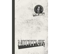 Notatnik z cytatami Oscar Wilde: 100 Inspirujących Cytatów Notes Dziennik w Linię Minimalistyczny Czarno-Biały Zeszyt Stylowy Pamiętnik