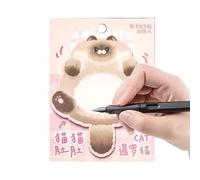 Note Adesive Gatto - Mini Notepad con Fogli Appiccicosi Morbidi e Resistenti | Blocco Note per Scrivere Appunti Promemoria Memo Ufficio Scuola Studio Insegnanti Bambini Regalo Scrivan