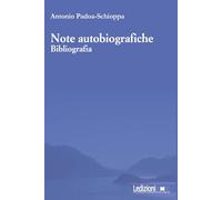 Note autobiografiche. Bibliografia (Studi umanistici)