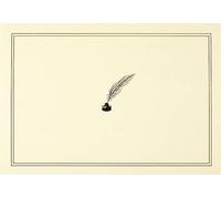 Note Card Quill Pen & Ink