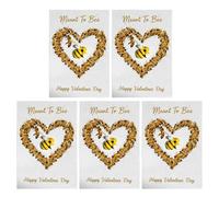 Note Cards - Festive Bee Patterns, Handmade Keepsake Collection with Gold Foil Accents, Honeycomb Stationery Set, Spring Birthday Greeting, Artistic Note Card for Women Birthday Easter Thanksgiving