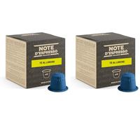 Note d'Espresso - Cápsulas de Té Limón - Compatibles con Cafeteras NESPRESSO* - 40 caps (Paquete de 2)