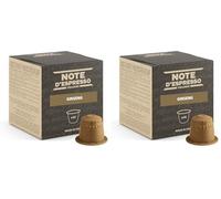 Note d'Espresso - Ginseng - Cápsulas compatibles con Cafeteras NESPRESSO - 40 caps (Paquete de 2)