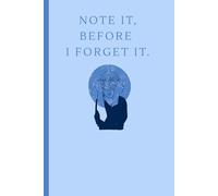 note it, before i forget it.: funny gift Notebook Journal for friends and family