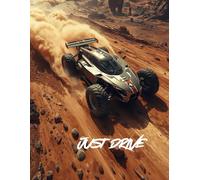 NOTEBOOK 100 pages MOON CAR: JUST DRIVE