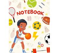 Notebook: 105 Pages, 8.5x11 | Game On! Sports-Themed Notebook for Goals, Notes & Daily Motivation