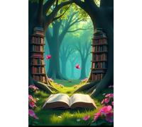 Notebook 120 pages of high-quality, lined paper perfect for writing, journaling, or note-taking design name "Whispers of the Forest: Enchanted Journal for Dreamers & Creators"