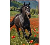 Notebook 360 pages: 360 Pa5es Notebook with the image of a horse