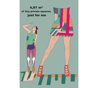 Notebook: 4,97 m² of tiny private squares, just for me: Art&Body Design Illustration, perfect for school, collage, office, work, A5 squared notebook, 80 pages