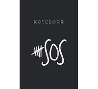 Notebook: 5Sos Merch 5 Sos GiftBlush Notes 6''x9'' White Paper Blank Journal Notebook 110 Pages with Black Cover Perfect for Kids or Men and Women