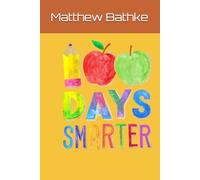 Notebook 6"x9" and 120 Lined Paper: 100 days smarter with pencil and apple images