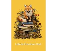Notebook 6"x9" and 120 Lined Paper: Aesthetic fox with cute books