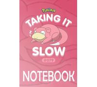 Notebook 6"x9" and 120 Lined Paper: Slowpoke Cute Taking It Slow Notebook gift for Men Women Kids And For Anime Lovers