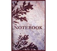 Notebook: 6x9 lined book with abstract design in rich warm tones on cover