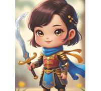 Notebook 8.5" x 11" - The Brave Little Warrior: A Cute Fantasy Adventure Notebook for Dreamers and Heroes