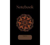 Notebook: A Simple and Beautiful Themed Journal with Graphic Flowers , 120 Pages. Ideal for simplicity lovers.