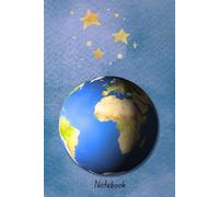 notebook a5 planet earth sky stars