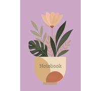 Notebook: Aesthetic Botanical Journal with Warm Terracotta and Sage Green Flower Design, Cute Composition Notebook for School, Office, and Gifts