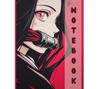Notebook: Anime Manga Aesthetic Journal Pink Demon Girl
