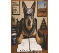 Notebook: Australian Cattle Dog Notebook | 7" x 10" Ruled Journal | 300 Lined Pages | Dog Lover Writing Notebook Diary, Planner | Gift for Australian Cattle Dog Owners and Enthusiasts