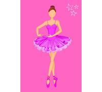 Notebook: “Bailar con luz propia” - Bailarina Sara con fondo rosa - 6 x 9 in (15,24 x 22,86 cm) - 120 páginas rayadas - Tapa brillante