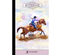 Notebook - Barrel Racer: Cowgirl, Cute Lavender Diary, Rodeo Notebook Gift for Girls and Women, Western Office & School Supplies, 6x9 Lined Journal