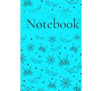 Notebook: Bats Spiders Halloween Styled Blank Line 6x9" Journal