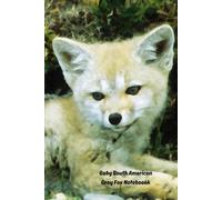 Notebook: Beautiful Chilean Baby South American Gray Fox Cover and 120 Lined Pages Inside, Part of the Animals of Chile Collection