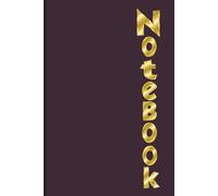 Notebook: Beautiful Maroon book for Students & Teachers - great for Writing, Planning & Classroom Use. Bonus content added.