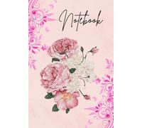 Notebook: Blank Lined Journal Floral Composition-Wide Ruled