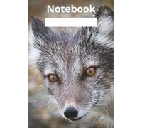 Notebook Blank Pages Wildlife Close Fox: Contains 400 blank pages with page numbers and a blank numbered index for filling in | 6x9'' | 15x23 cm | 421 pages incl. index | Red Fox | Vulpes lagopus