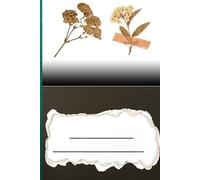 Notebook: Blue lined journalfor children and adullts. The cover is black with flowers