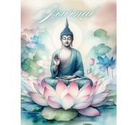 Notebook: Buddha on Blue Water Design 8.5"x 11"-120 pages: Good for all ages, teen, kids, and adults alike to take notes, journal your mindfulness journey,