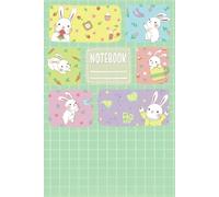 Notebook: Bunny’s Busy Day - Cute Graph Paper Journal for Kids | 6x9” Composition Book | 110 Pages