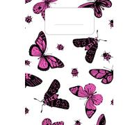 Notebook: Butterfly and bugs themed notebook