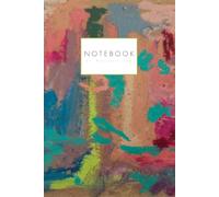Notebook by PipaCrafts: (the neon abstract oil pastel painting cover)